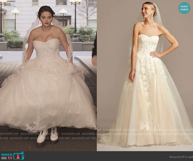 David's Bridal Wedding Dress worn by Mabel Mora (Selena Gomez) on Only Murders in the Building