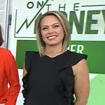 Dylan’s black ruffle top on Today