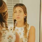 Erin’s white floral print dress on The Real Housewives of New York City