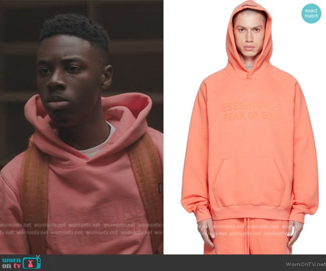 Essentials Raglan Hoodie worn by Kevin Williams (Alex R. Hibbert) on The Chi