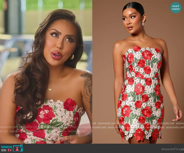 Fashion Nova Fauna Mini Dress worn by Kayla Carmona (Kayla Carmona) on Selling the OC