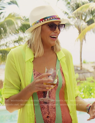 Gina’s muscle swimsuit on The Real Housewives of Orange County