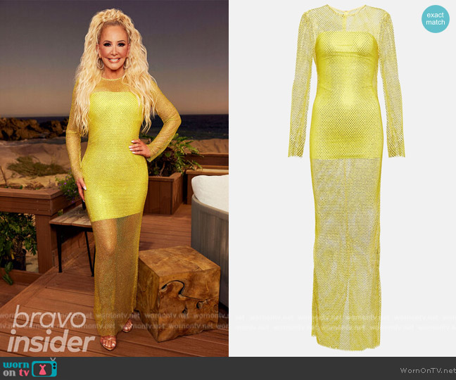 Giuseppe Di Morabito Embellished maxi dress worn by Shannon Beador on The Real Housewives of Orange County