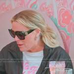 Heather’s black square sunglasses on The Real Housewives of Salt Lake City