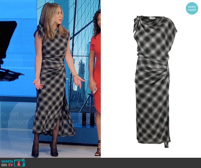 Etoile Isabel Marant Naerys Dress worn by Alex Levy (Jennifer Aniston) on The Morning Show