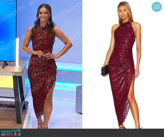 ITMFL Marissa Dress worn by Alexis Gaube on The Price is Right