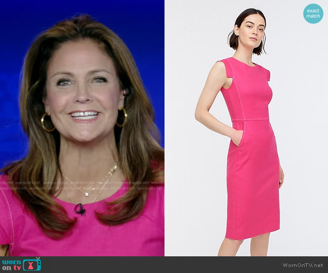 J. Crew Resume Dress worn by Michelle Charlesworth on Good Morning America
