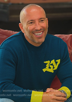 Jason’s teal LV sweater on Selling the OC