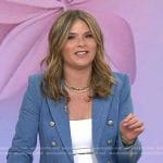Jenna’s blue double breasted blazer on Today