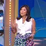 Juju’s floral print midi skirt on Good Morning America