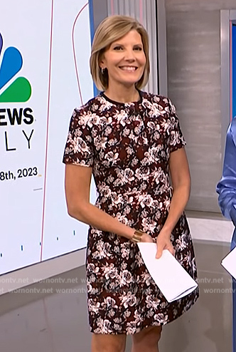 Kate’s floral print mini dress on NBC News Daily