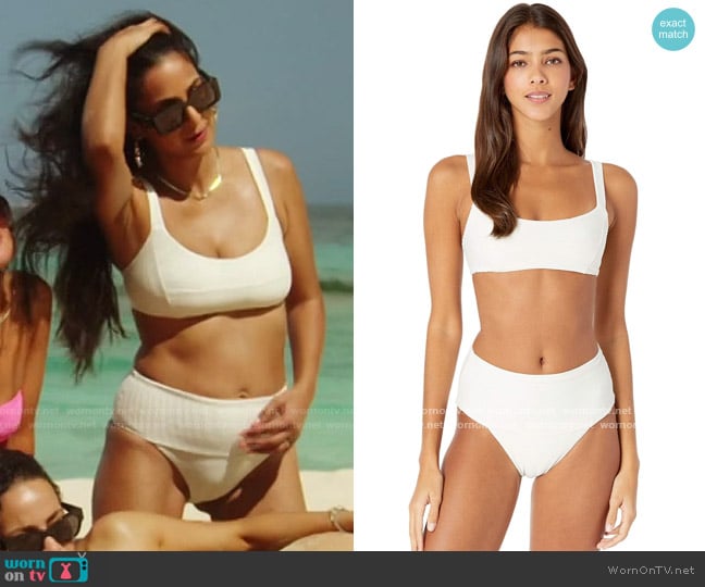 L*Space Jess Bikini Top worn by Jessel Taank on The Real Housewives of New York City