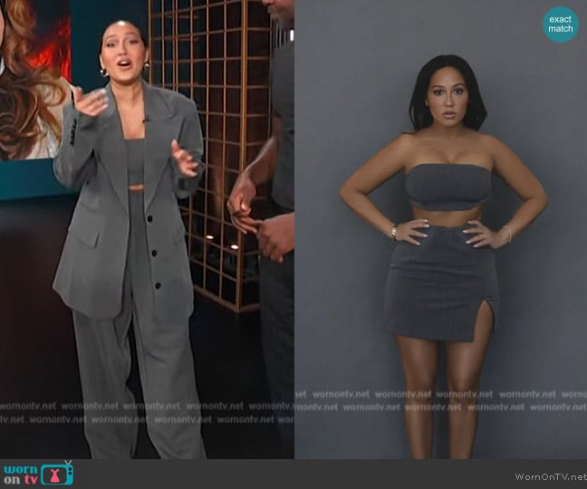 La Voute Le Bandeau worn by Adrienne Houghton on E! News