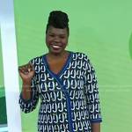 Leslie Jones’s geometric print dress on Today