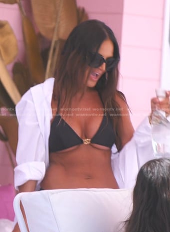 Lisa’s black bikini and sunglasses on The Real Housewives of Salt Lake City