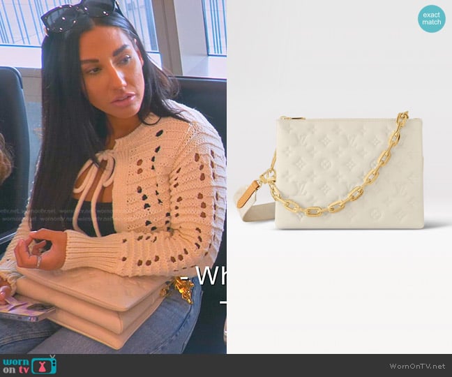 Louis Vuitton Coussin PM Bag worn by Monica Garcia on The Real Housewives of Salt Lake City