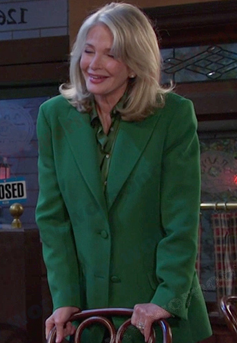Marlena’s green blazer on Days of our Lives