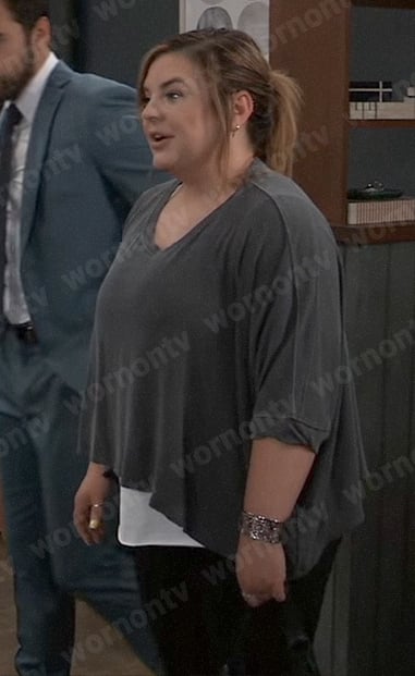 Maxie’s grey t-shirt on General Hospital