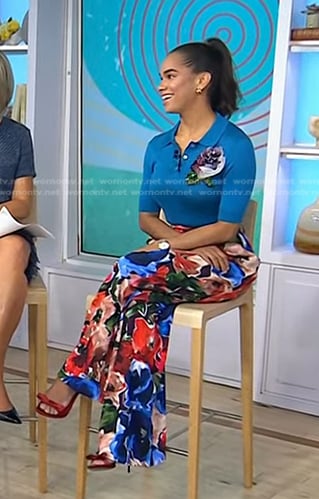 Misty Copeland’s red bow sandals on Today