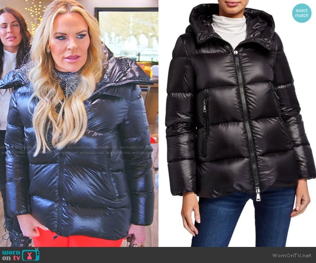 Moncler Seritte Oversized Puffer Jacket worn by Heather Gay on The Real Housewives of Salt Lake City