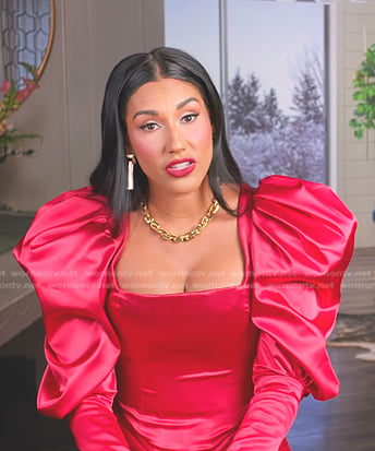 Monica’s confessional top and skirt on The Real Housewives of Salt Lake City