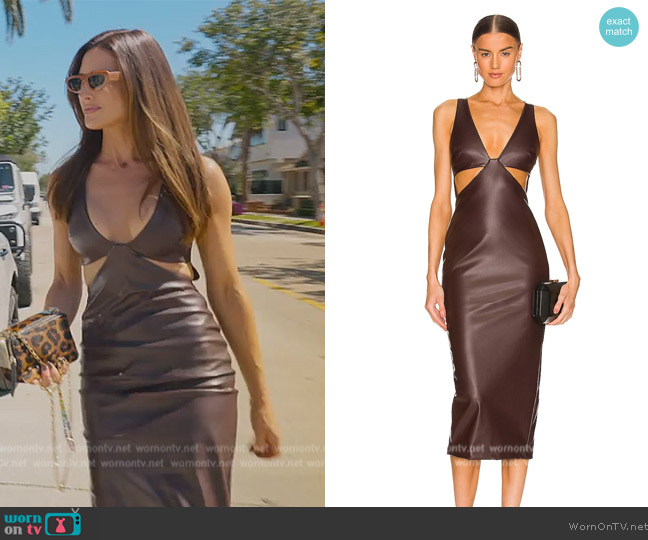 Nookie Alexia Cut Out Midi worn by Polly Brindle (Polly Brindle) on Selling the OC