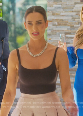 Polly’s black bodysuit on Selling the OC