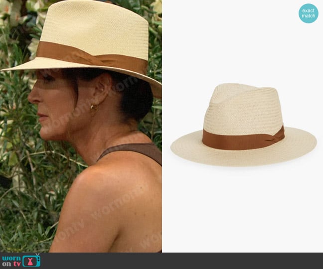 Rag and Bone Straw Panama Hat worn by Sheila Carter (Kimberlin Brown) on The Bold and the Beautiful