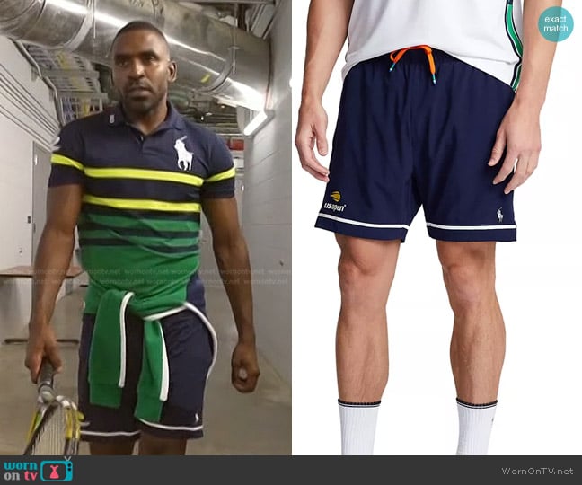 Polo Ralph Lauren US Open 6-Inch Ballperson Shorts worn by Justin Sylvester on Today