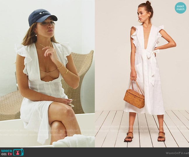Reformation Serengeti Dress worn by Erin Lichy on The Real Housewives of New York City
