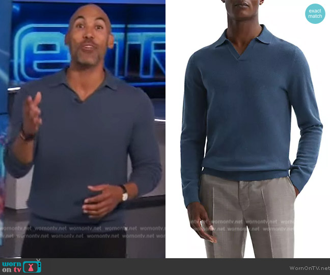 Reiss Swift Wool Sweater worn by Melvin Roberts on Extra