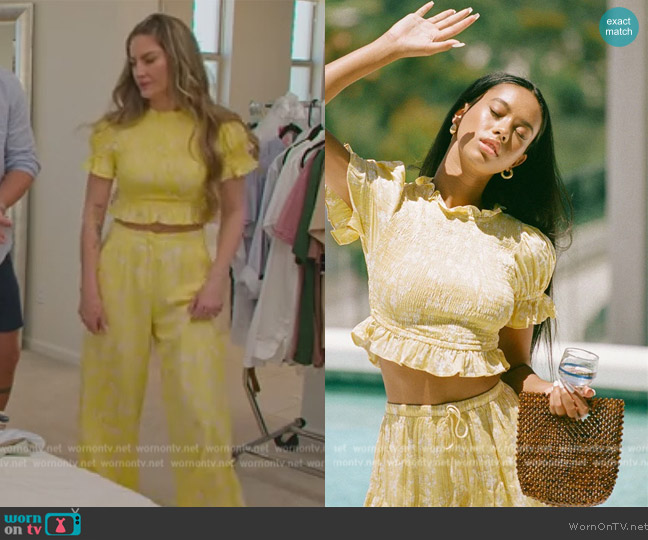 Sabo Mahil Top worn by (Lisa) on Selling the OC