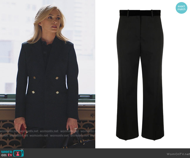 Sandro Straight-leg trousers worn by Amy Quinn (Lindsey Gort) on All Rise