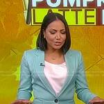 Stephanie’s mint green blazer on Good Morning America