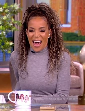 Sunny’s gray turtleneck dress on The View