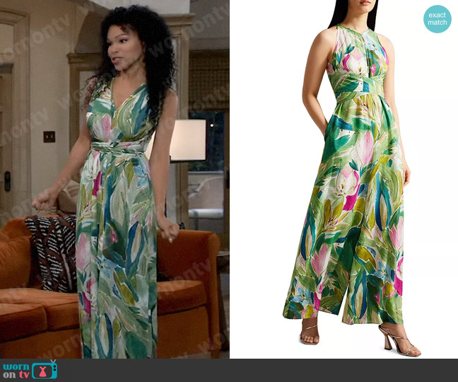 Ted Baker Rachily Jumpsuit worn by Portia Robinson (Brook Kerr) on General Hospital