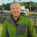 Tom Costello’s green and grey jacket on Today