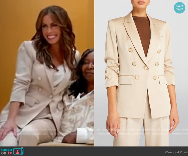 Veronica Beard Miller Dickey Blazer worn by Alyssa Farah Griffin on The View