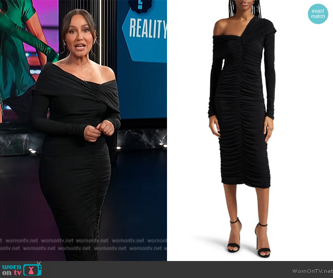 A.L.C. Marie Dress worn by Adrienne Houghton on E! News
