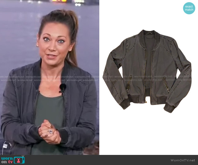 Talula Bomber Jacket worn by Ginger Zee on Good Morning America