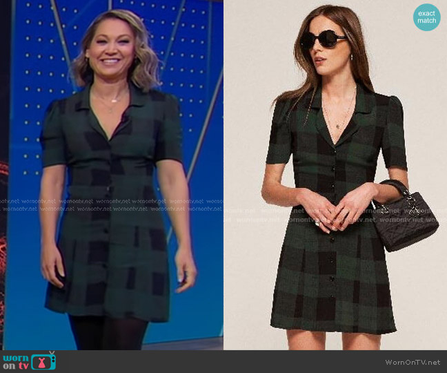 Reformation Caprice Dress worn by Ginger Zee on Good Morning America