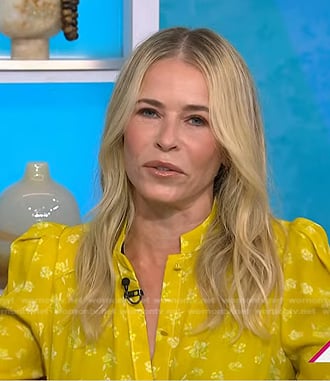 Chelsea Handler’s yellow floral dress on Today