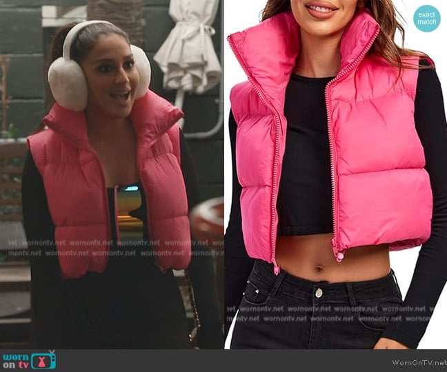 Fuinloth Padded Vest worn by Leva Bonaparte on Southern Charm