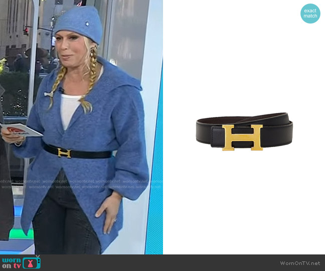 Hermes Constance Belt worn by Jill Martin on Today
