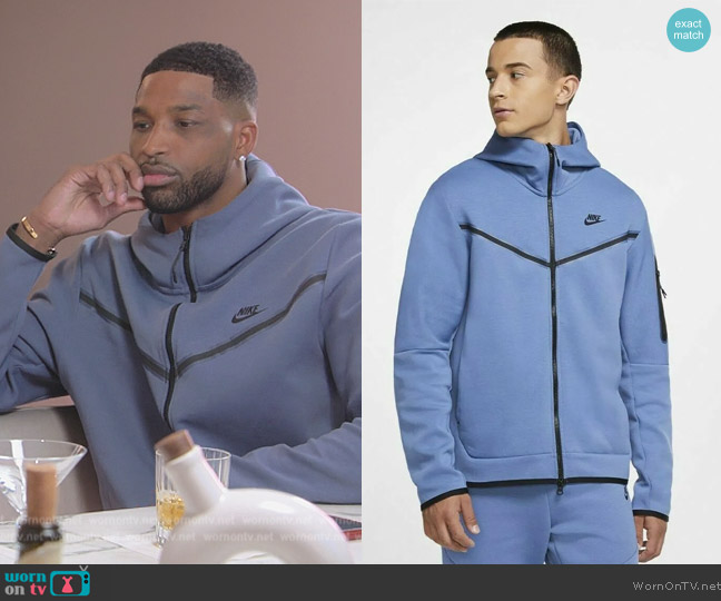 Nike Tech Fleece Hoodie worn by (Tristan Thompson) on The Kardashians