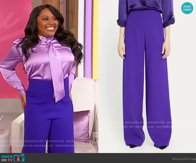 Sergio Hudson Signature Trouser Pants worn by Sherri Shepherd on Sherri