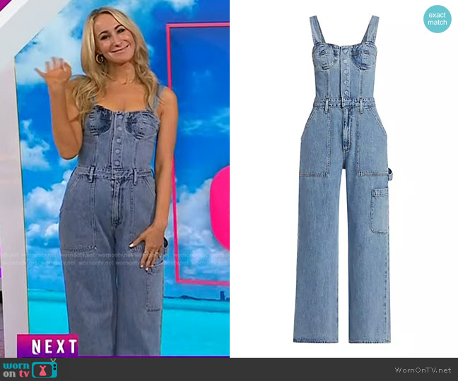 Agolde Pandora Jumpsuit worn by Nikki Glaser on Today