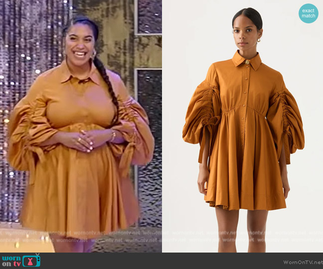 Aje Utopia Drawstring worn by Elizabeth Acevedo on Tamron Hall Show