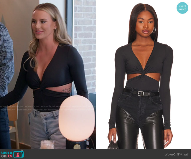 Alix NYC Lance Bodysuit worn by Whitney Rose on The Real Housewives of Salt Lake City