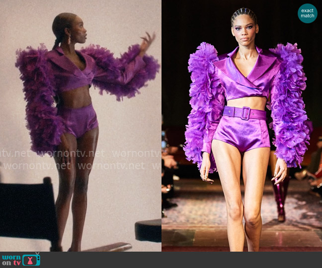 by Bronx and Banco Fall 2022 worn by Vivian Lee Finch (Laura Kariuki) on American Horror Stories